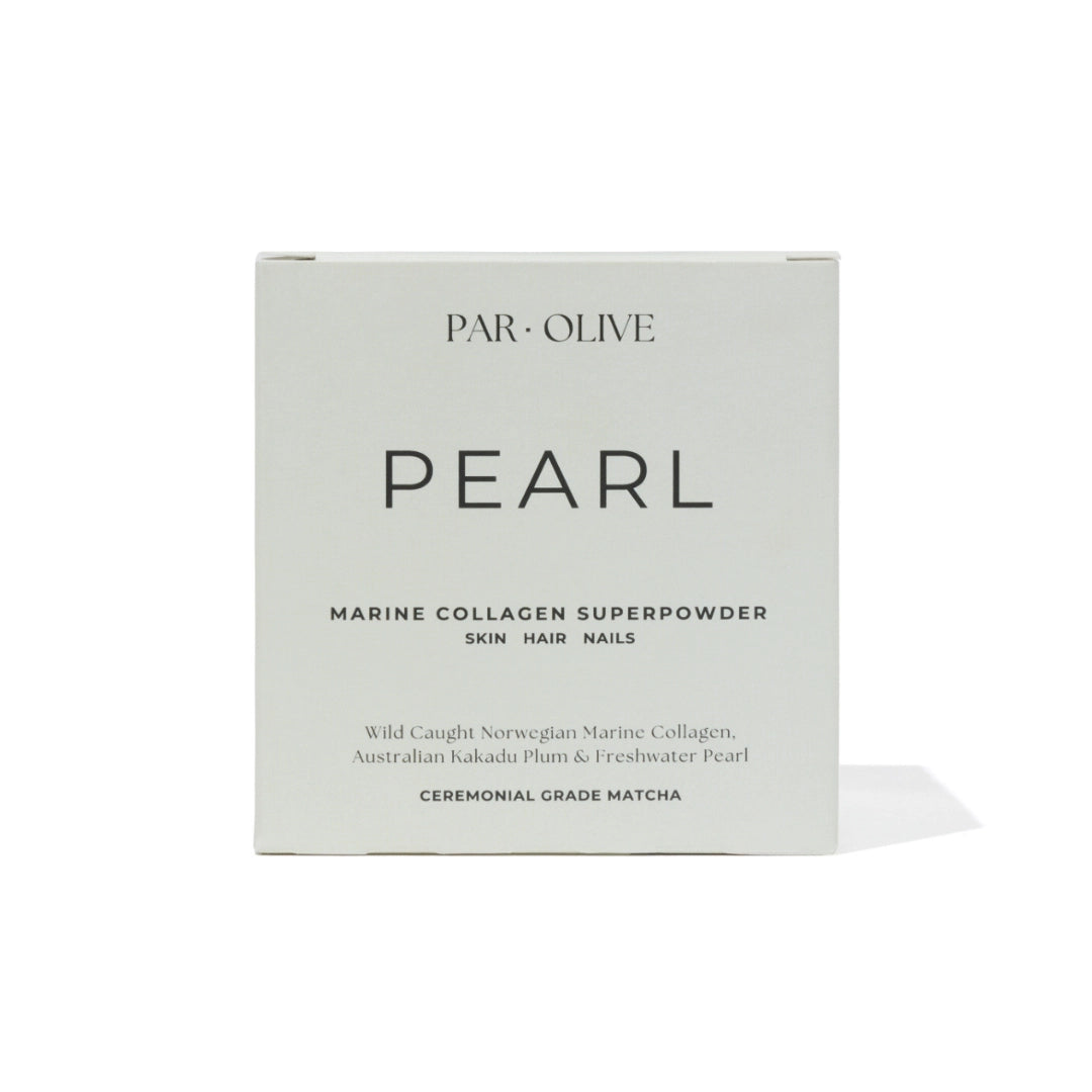 Par Olive Pearl Marine Collagen Super Powder Matcha -Travel Set