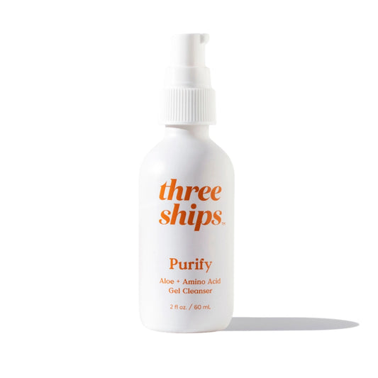 THREE SHIPS Purify Aloe + Amino Acid Gel Cleanser