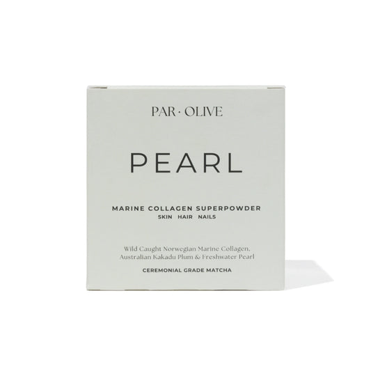 Par Olive Pearl Marine Collagen Super Powder Matcha -Travel Set