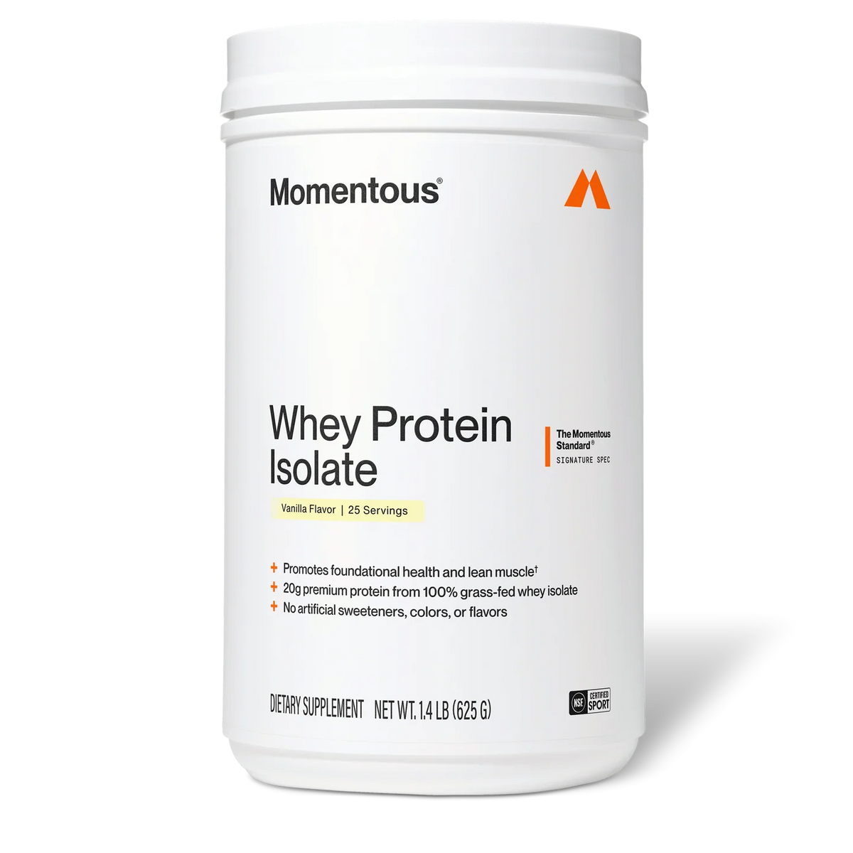 MOMENTOUS Whey Protein Isolate - Vanilla
