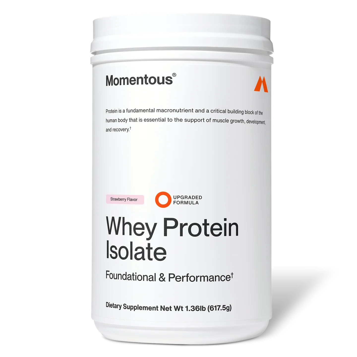 MOMENTOUS Whey Protein Isolate Strawberry