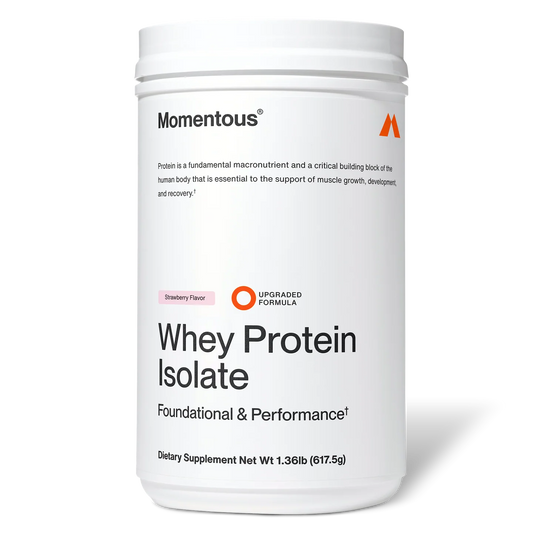 MOMENTOUS Whey Protein Isolate Strawberry