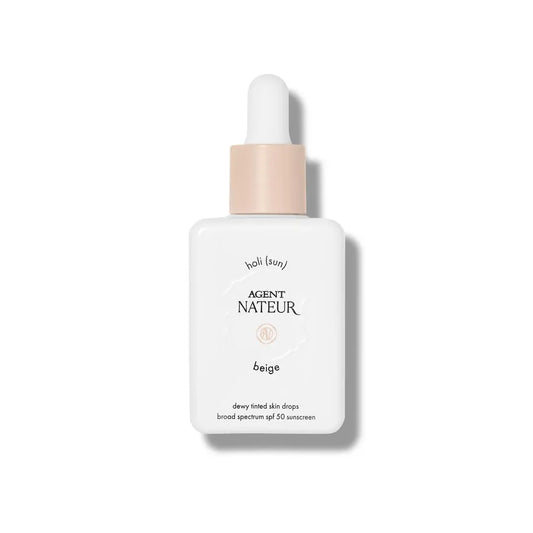 Agent Nateur Holi (Sun) spf 50 dewey tinted skin drops almond