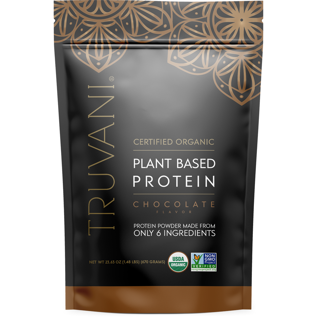 TRUVANI Plant Based Protein Powder Chocolate Fix Wellness & Beauty